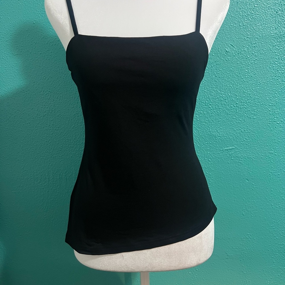 Cider Black Asymmetrical Camisole